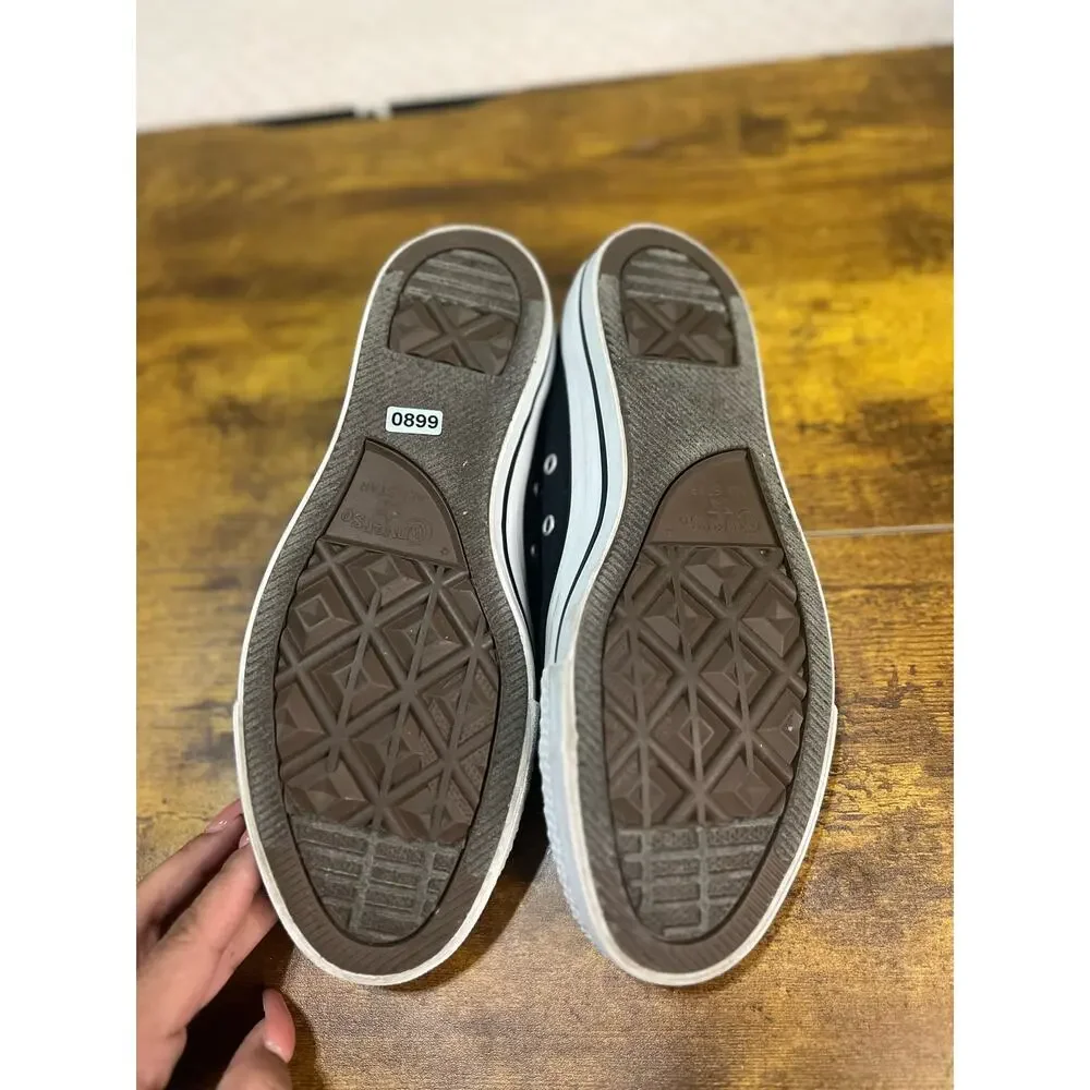Converse Black and White Low Top Sneakers - Picture 5 of 9